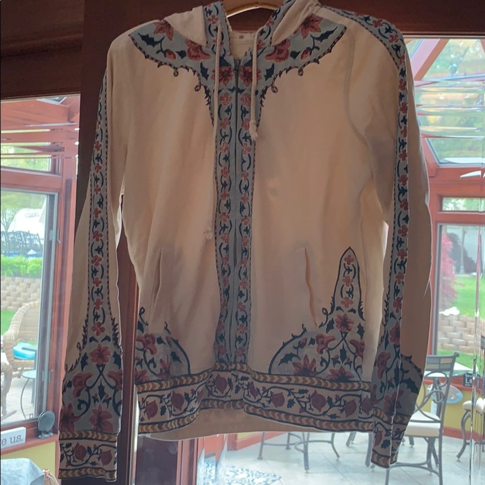 Zip up sweatshirt